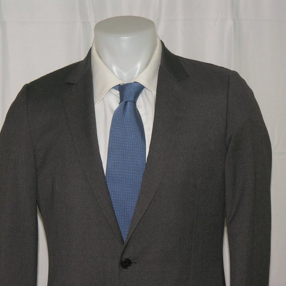 Dior Homme SS2010 Solid Gray Two Suit Jacket